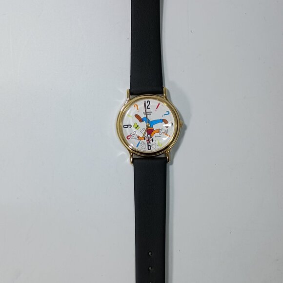 Vintage Goofy Animated Up Side Down Rotating Head LORUS Wristwatch